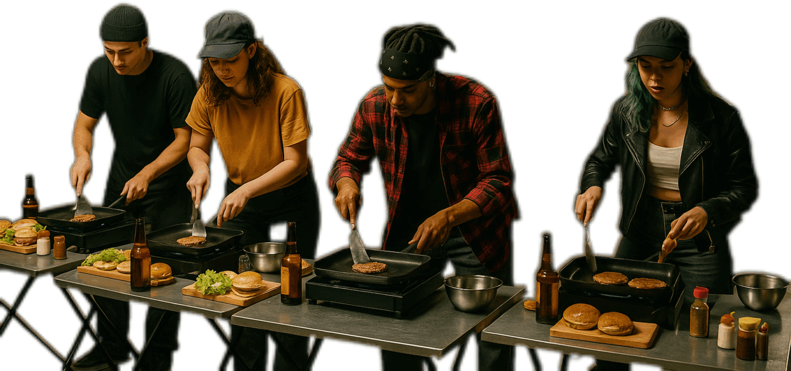 Participantes Guerra de Hamburguesa